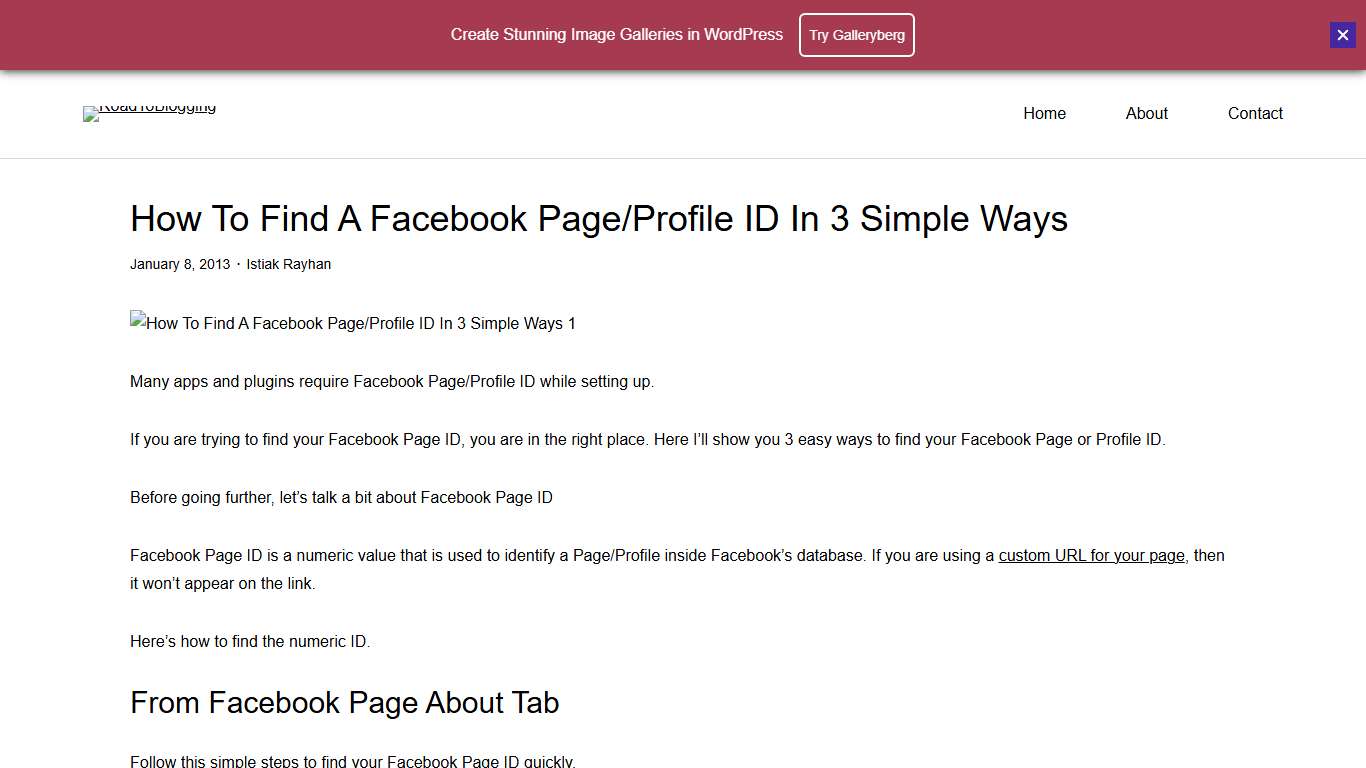 How To Find A Facebook Page/Profile ID In 2026
